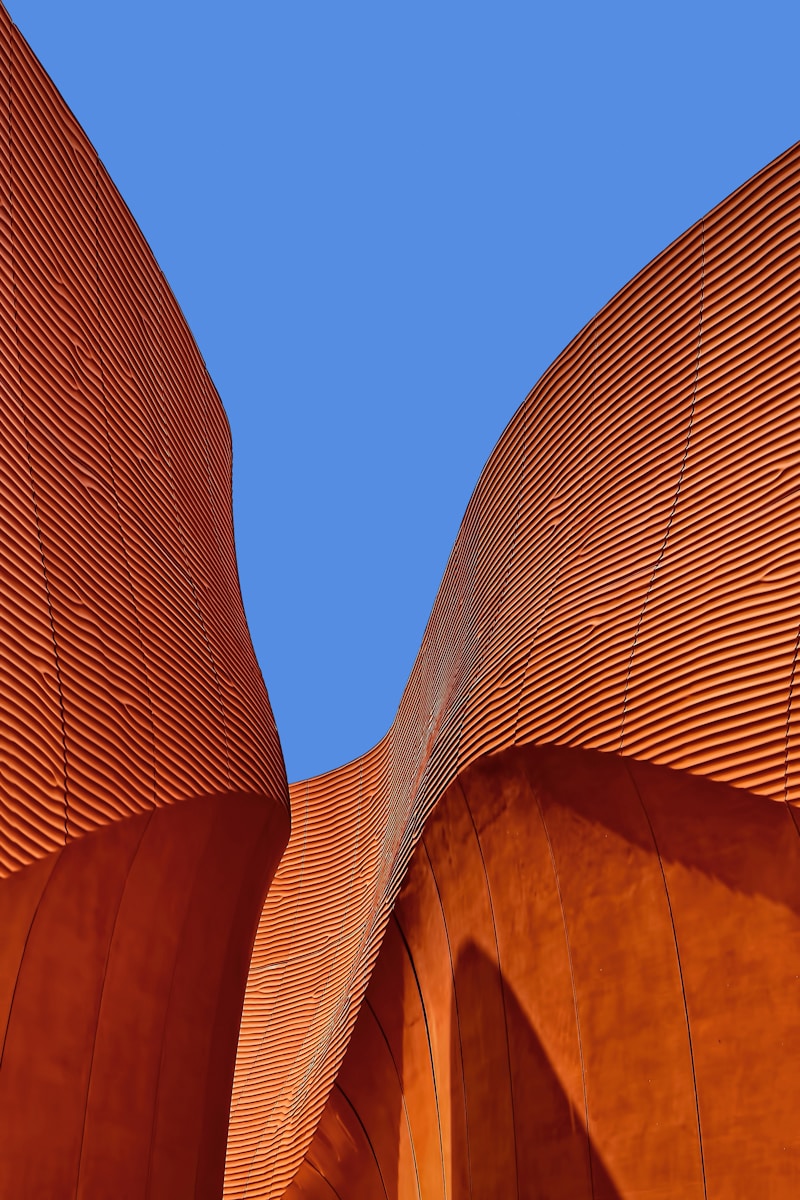 Photo by Ricardo Gomez Angel minimalist photography of brown wavy structure